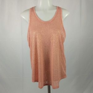 Jessica Simpson Size Medium Tank Top Pink/Gold